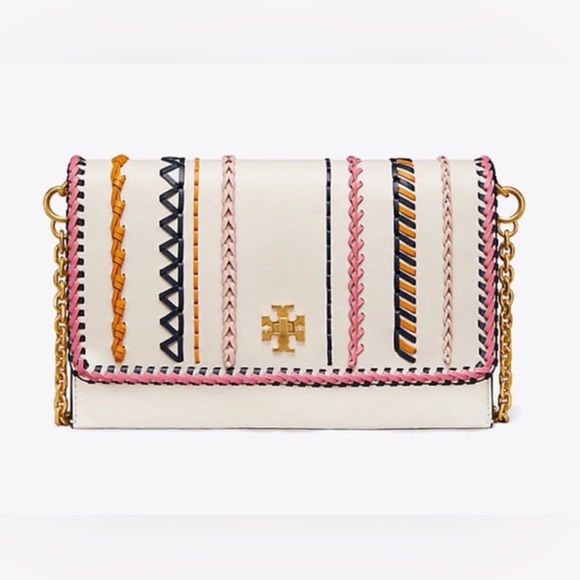 TORY BURCH *RARE* Kira Whipstitch Crossbody - Picture 2 of 8